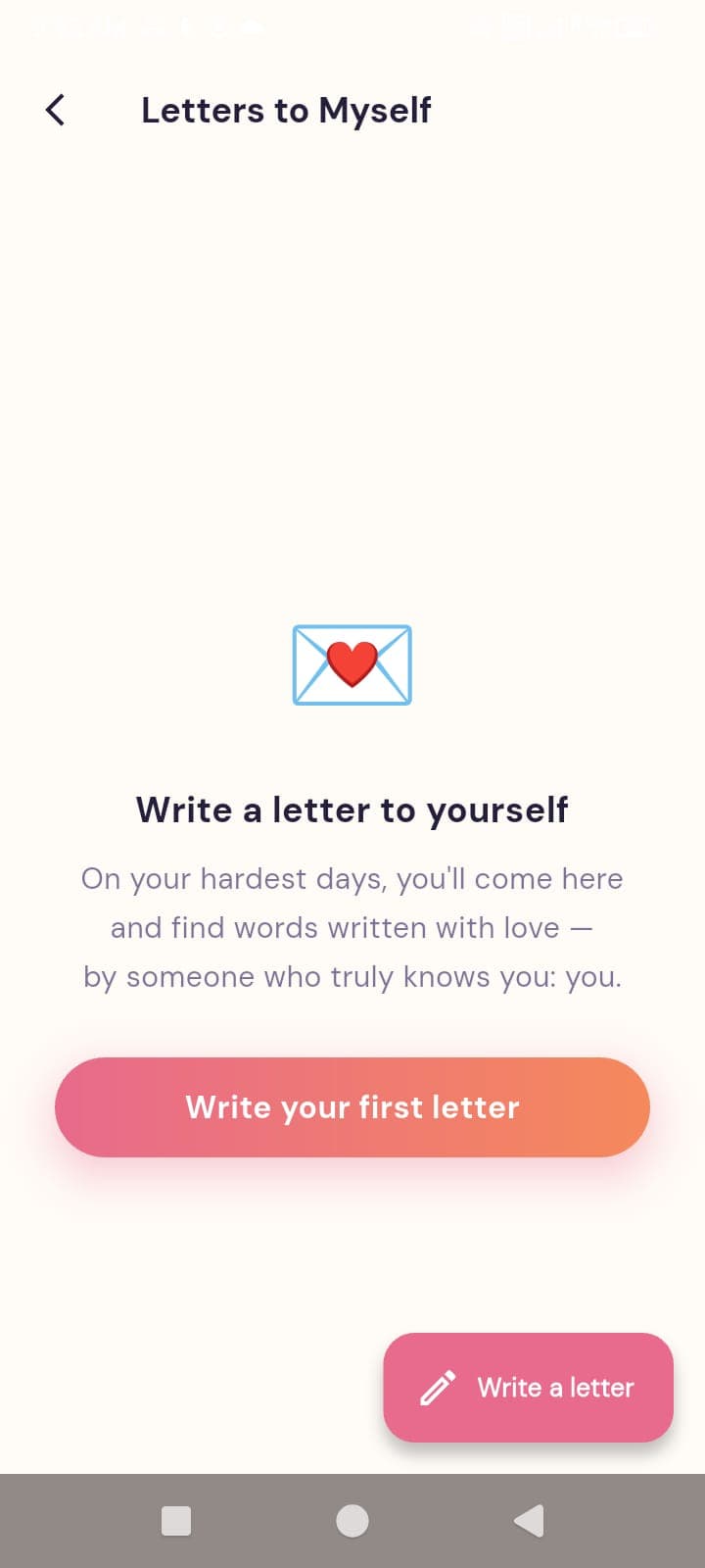 Write a letter to your inner child